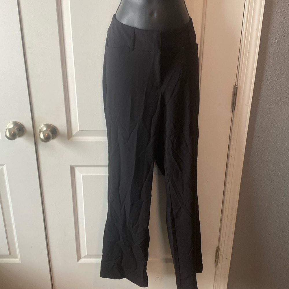 Time and Tru women’s dress pants tummy control, black